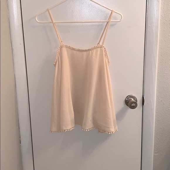 Cream spaghetti strap top! - Picture 1 of 5